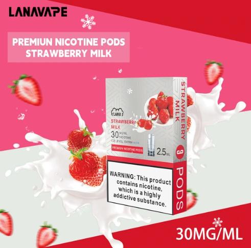 LANA電子煙草莓口味  LANA煙彈  711到付 下單聯繫lana086