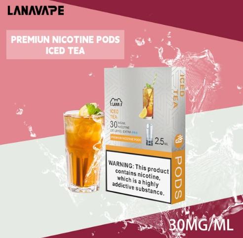 LANA電子煙冰紅茶口味  LANA煙彈  711到付 下單聯繫lana086