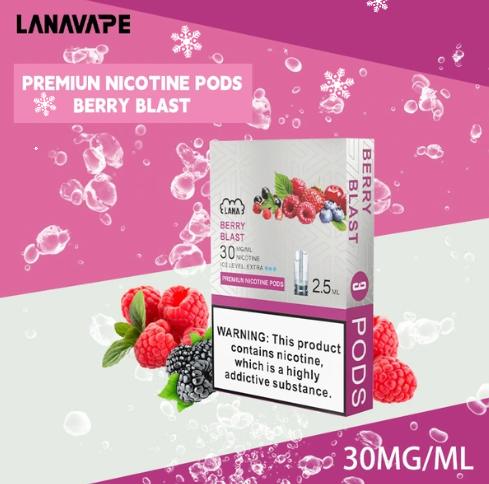 LANA煙彈莓果口味電子煙 LANA電子煙 711到付 下單聯繫lana086