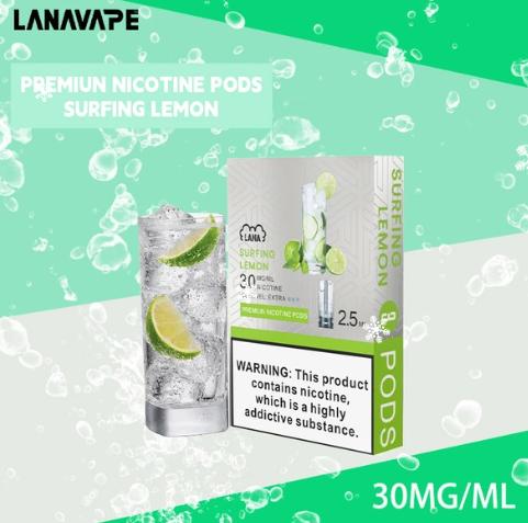 LANA煙彈冰爽檸檬口味電子煙  LANA電子煙  711到付 下單聯繫lana