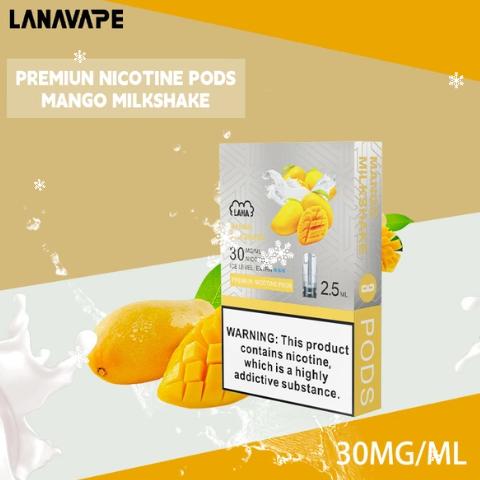LANA煙彈牛奶芒果口味電子煙 LANA