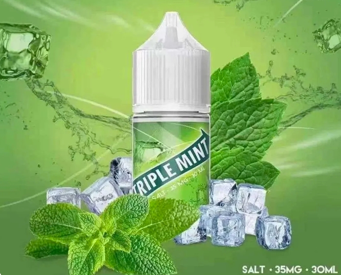 三倍薄荷煙油  三倍薄荷煙油30ML  711到付 當天出貨下單聯繫LINE：l